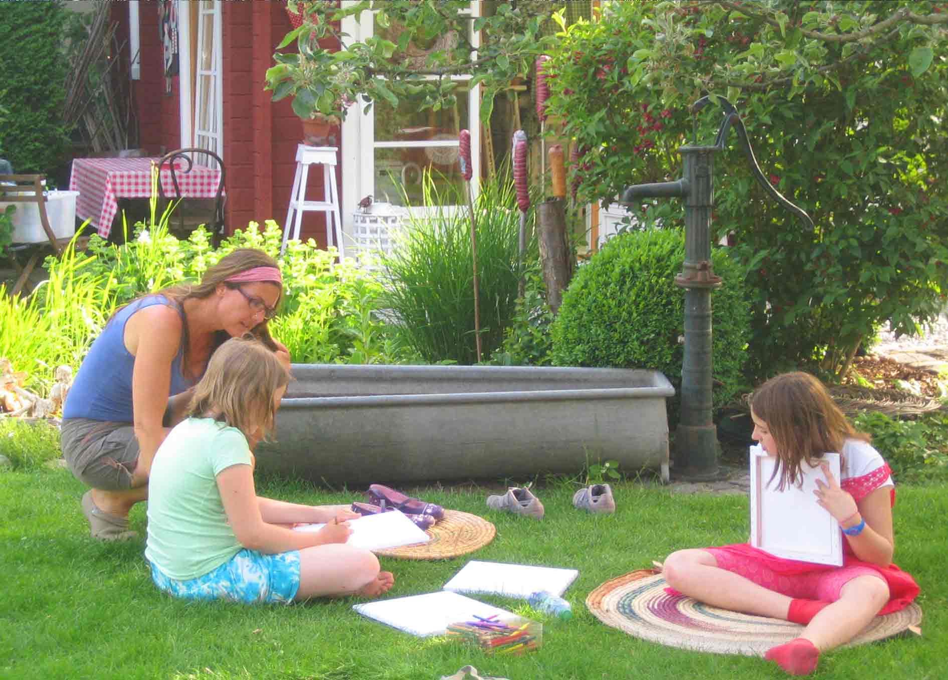 Malkurse Atelier im Knauer-Garten
